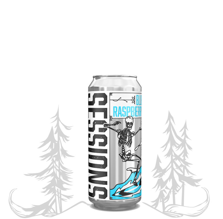 Sessions Seltzer Blue Raspberry Sooke Oceanside Brewery